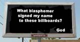 God's Own Billboard