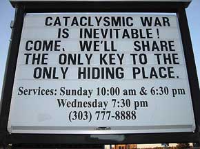 Cataclysmic war is inevitable! Come, we'll share the only key to the only hiding place
