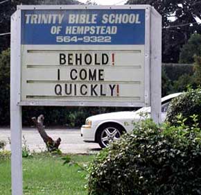 Behold! I come quickly!